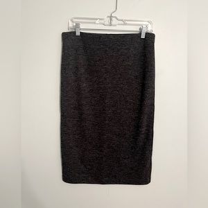 LOFT Dark Gray Pencil Skirt